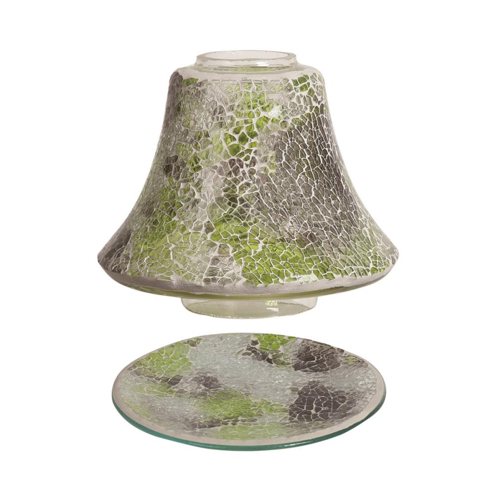 Aroma Jade Crackle Candle Shade & Tray £17.09